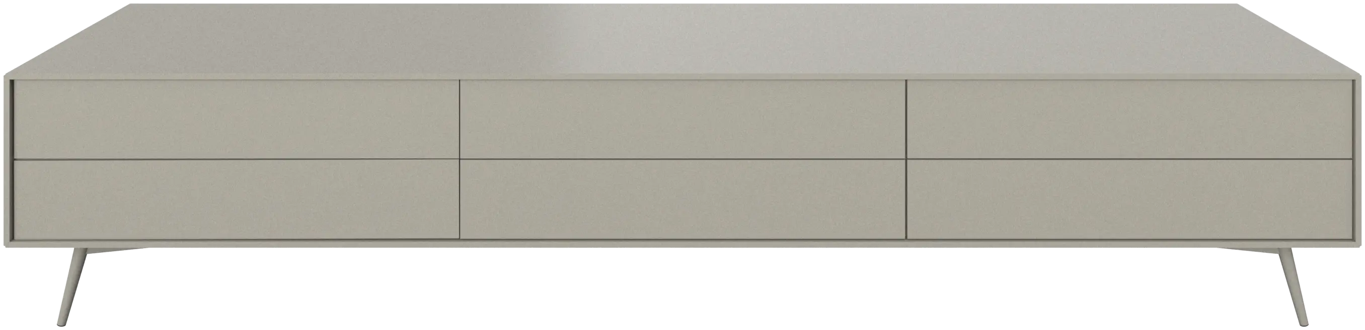 Fermo media unit with drop-down door and drawer